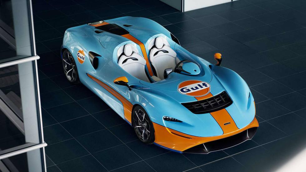 Η McLaren Elva Gulf Theme αναπτύχθηκε από το τμήμα MSO της McLaren. 